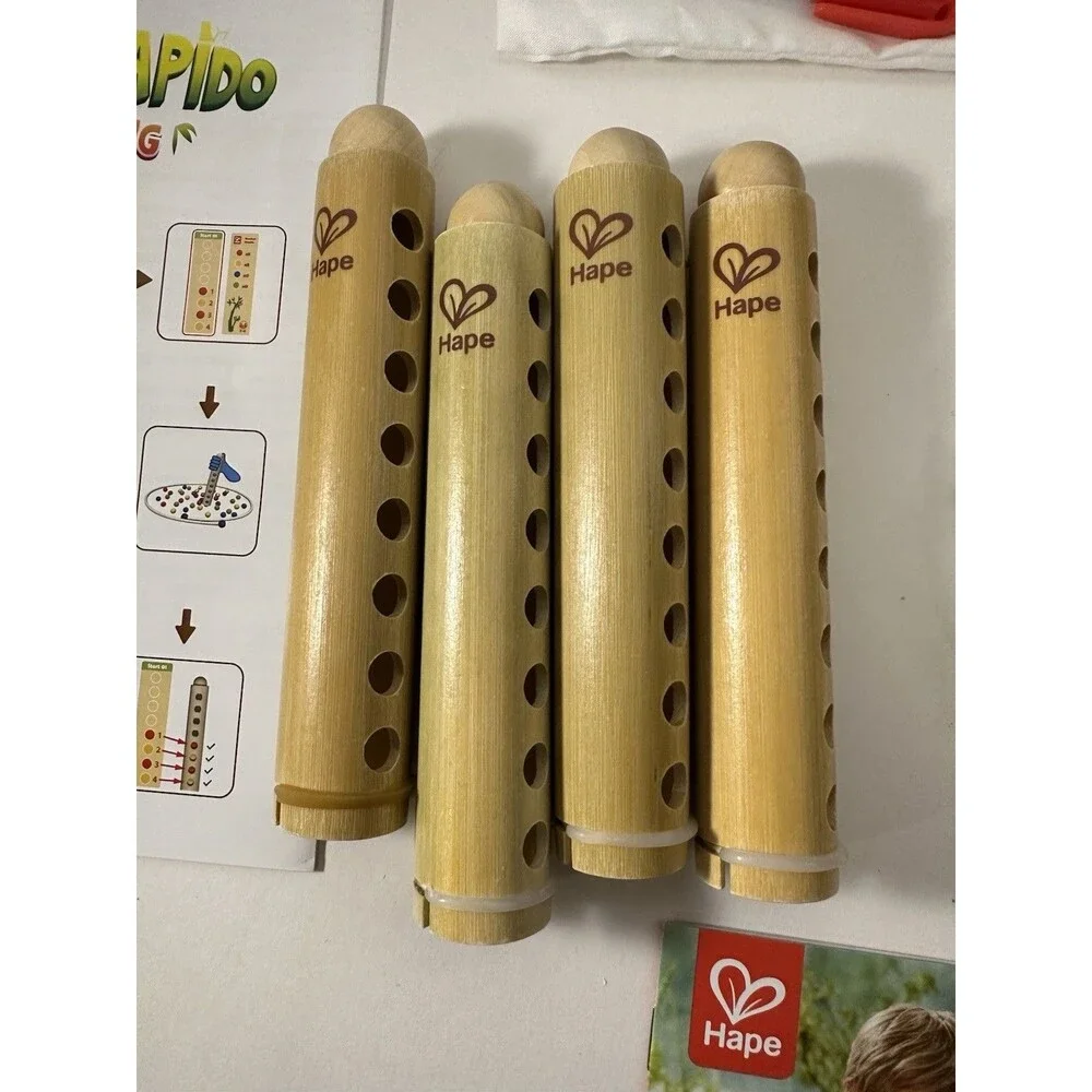 Bamboo Rápido Hape Game Memory Speed And Strategy Missing One Card